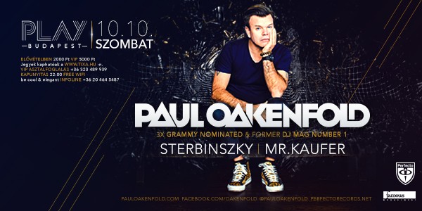 Tixa // Paul Oakenfold @ Club Play